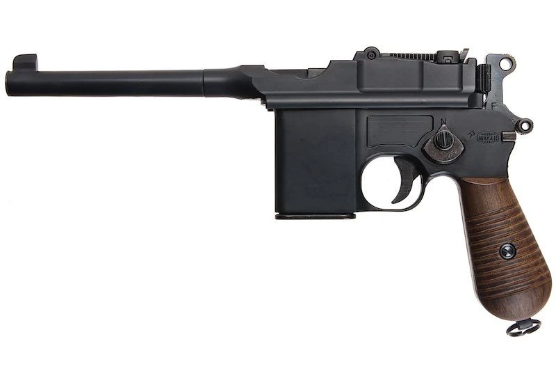 MARUSHIN M712 MATT BLACK NORMAL BARREL GREEN GAS AIRSOFT PISTOL
