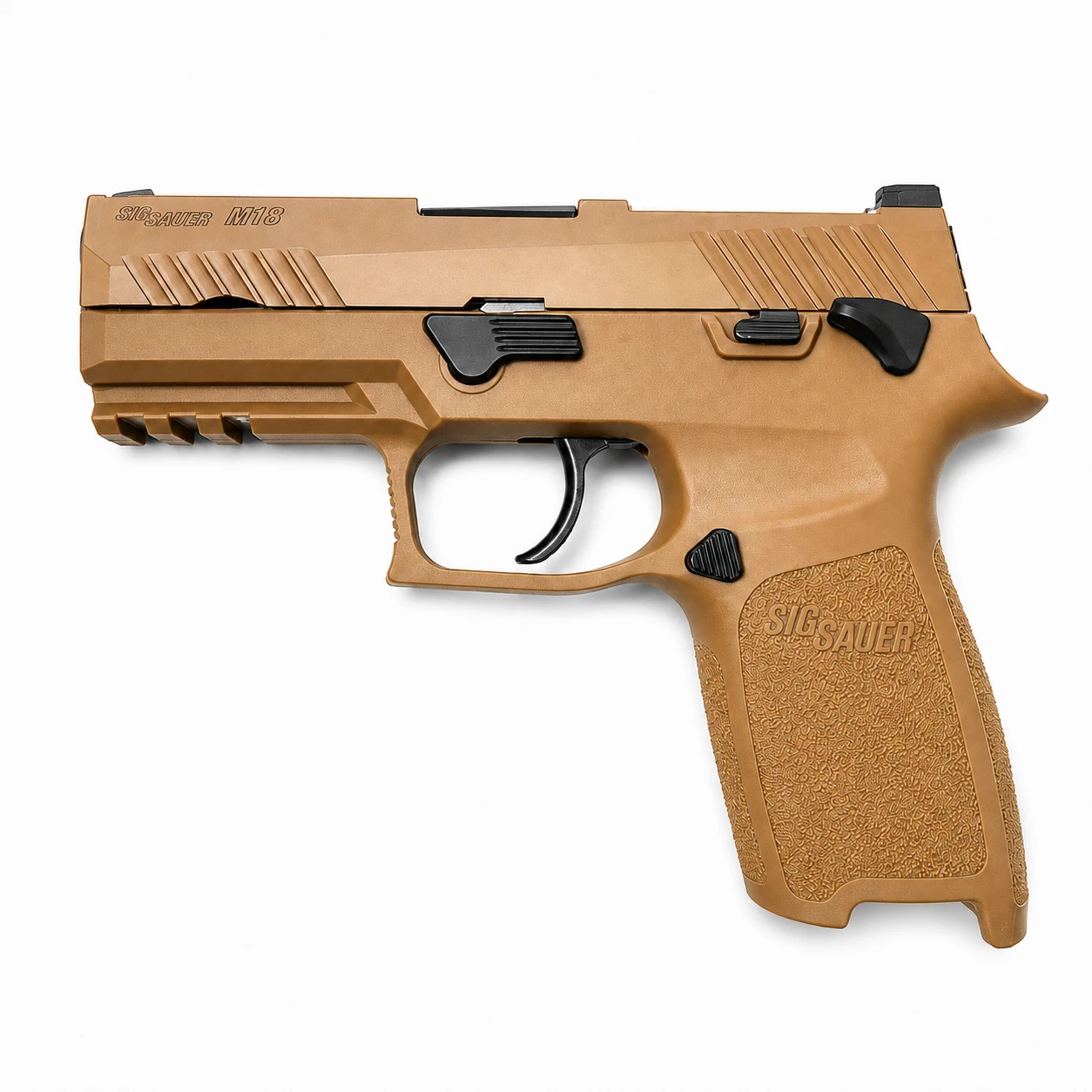 Airsoft Gun SIG SAUER M18 Tan GBB Gas Blowback Full Metal 6mm – Realistic Training Pistol